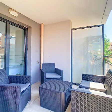 2P Cannes Centre-Ville Terrasse Exterior foto